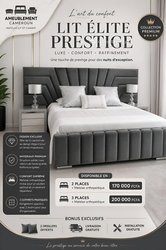 Lit élite prestige 3 places