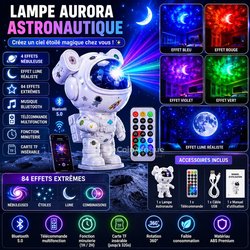 Lampe Projecteur Ciel Étoilé avec Musique